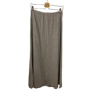 United Colors of Benetton Women's Elastic Waistline Maxi Skirt. Gray. Small.